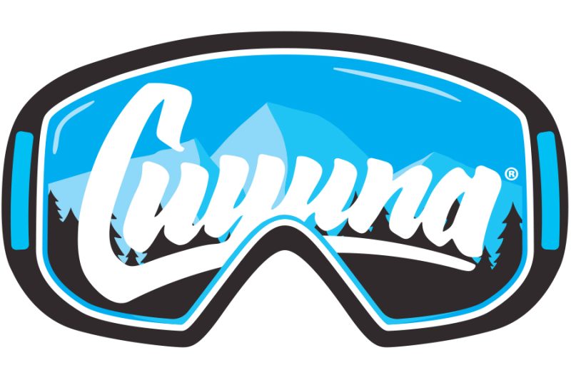 Cuyuna Vision Sticker Goggles with Snowy Slopes Reflection
