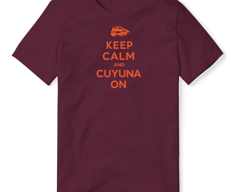 Cuyuna Keep Calm Tee | Premium Airlume Cotton, Supports Trails